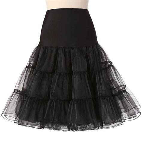 Korte Organza Halloween Petticoat Crinoline Vintag Grandado