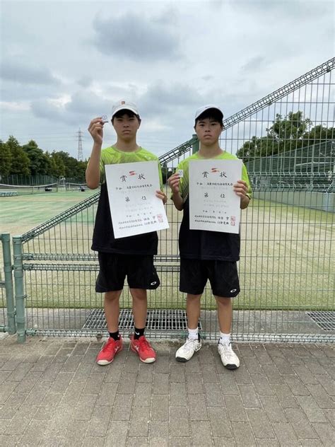 2023 07 13 中体連 令和5年度 学校総合体育大会 埼玉県大会 テニスダブルス 優勝 田中純一後援会