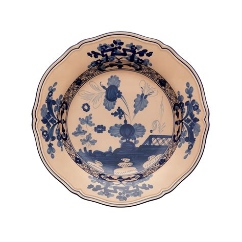 Plat De Service Rond Rose Poudré En Porcelaine Ginori 1735 Ginori 1735