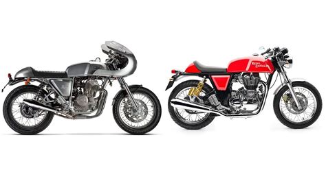 Motorrad Vergleich Mash Cafe Racer Tt Vs Royal Enfield