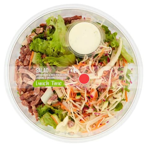 Lunch Time Salad Spekblokjes Bieslookdressing G Carrefour Belgi