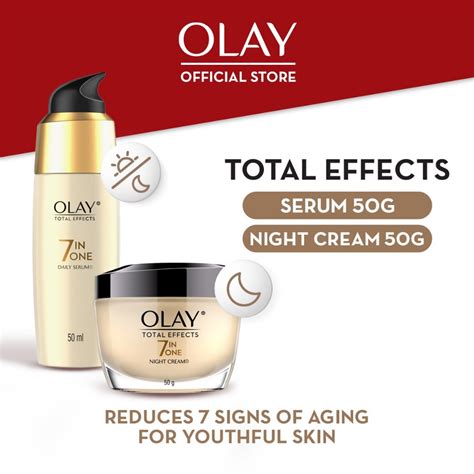 Olay Total Effects In Anti Ageing Serum Ml Night Cream G