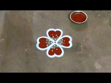 Chithirai Madham Kolam Designs 3 Dots Pandaga Muggulu Flower Kolam