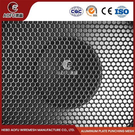 Aofu Wiremesh Rectangular Hole Punching Mesh Manufacturers Galvanized