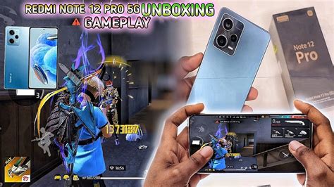 Redmi Note Pro G Unboxing And Free Fire Gameplay Redmi Note