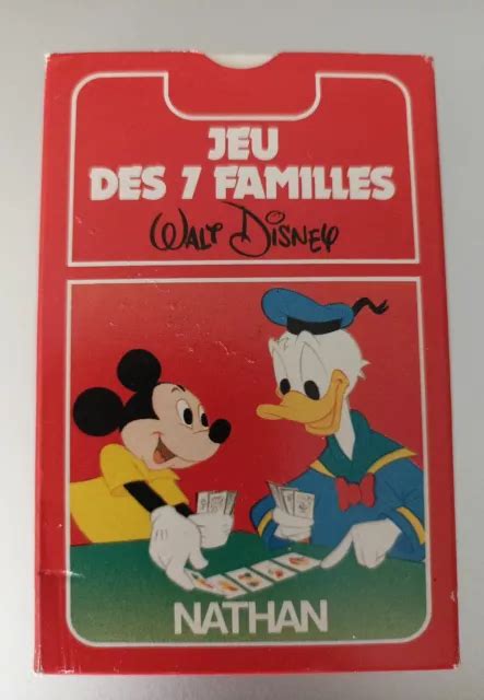 JEU DES 7 Familles Walt Disney Nathan EUR 16 50 PicClick FR