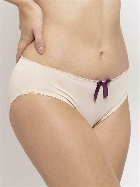 PrettyCat Beige Polyester Blend Pack Of 1 Bikini Panty JioMart