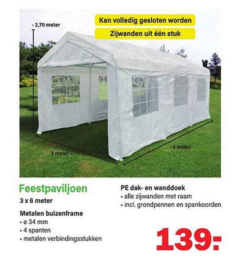 Feestpaviljoen Aanbieding Bij Van Cranenbroek Folders Nl