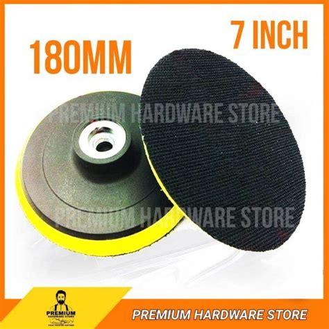 Velcro Backing Pad Sand Paper Disc Buffing Polish Wax Sponge Angle