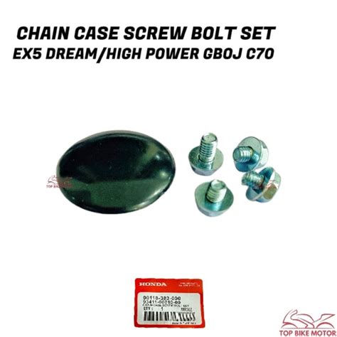 Honda Ex Dream Ex Hp Highpower Gboj Gbo C Chain Case Screw Bolt Set