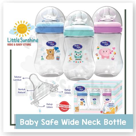 Jual Promo Botol Susu Baby Safe Wide Neck Ml Ml Satuan