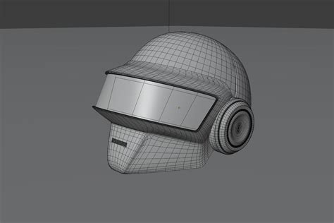 Daft Punk Thomas Bangalter Helmet 3d Model Cgtrader