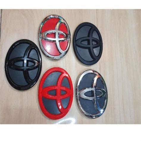 Jual Emblem Logo Depan Toyota All New Avanza Chrome Hitam Kz Vq