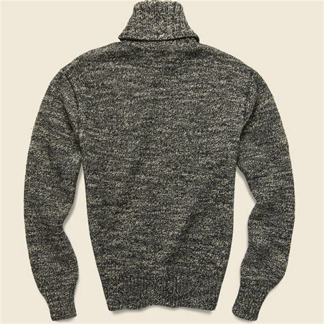 Turtleneck Pullover Salt Pepper Marl