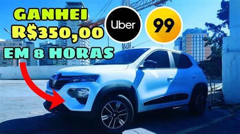 FIZ R 350 00 REAIS NA UBER EM 8 HORAS NO MEI RENAULT KWID YouTube