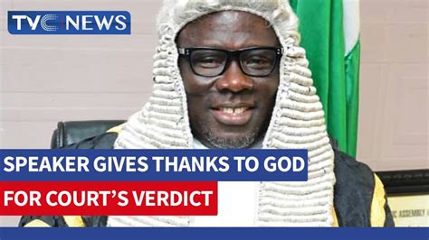 Delta Speaker Gives Thanks To God As A Court Upholds His Election As