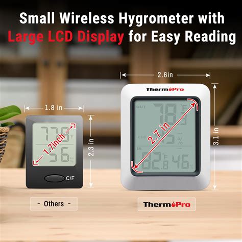 Snapklik Thermopro Tp Digital Hygrometer Indoor Outdoor