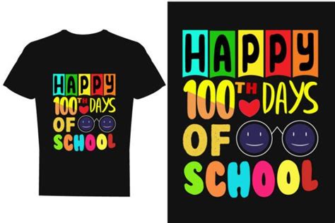 Happy 100th Day Of School Design Graphic By Tamanna Store · Creative