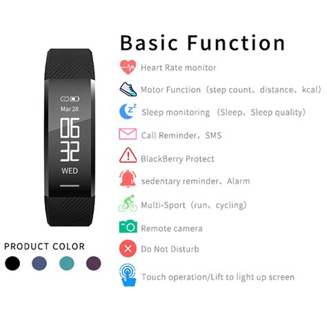 CHIGU C11 Fitness Tracker 0 87 Inch OLED Screen Smartband Bracelet