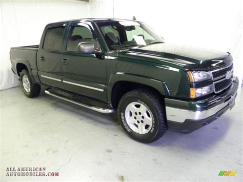 2006 Chevrolet Silverado 1500 Z71 Crew Cab 4x4 In Dark Green Metallic