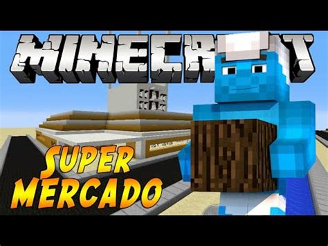 Minecraft City Construindo Um Super Mercado YouTube