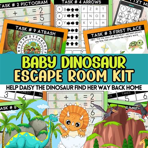 Dinosaur Escape Room – Party Prints Press