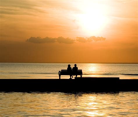 Free Images Beach Sea Coast Ocean Horizon Cloud People Sunrise