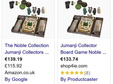 The Noble Collection Jumanji Collectors Board Game Full Size Scale