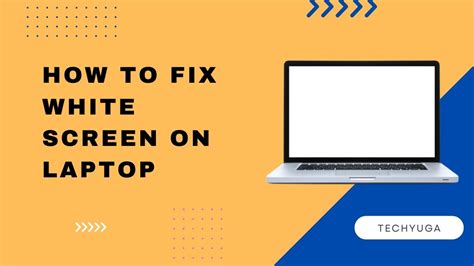 laptop screen turns white fix white screen  laptop easily