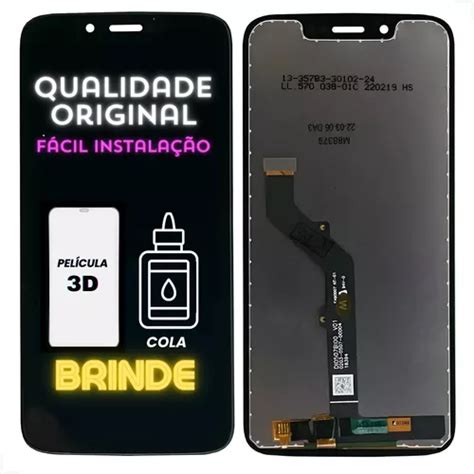 Frontal Tela Display Para Moto G Play Xt Pel Ula Frete Gr Tis