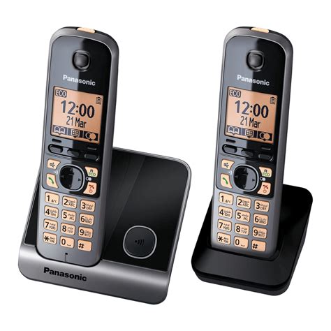 Panasonic Cordless Phone, Black KX-TG6712UE1 - Gobachi