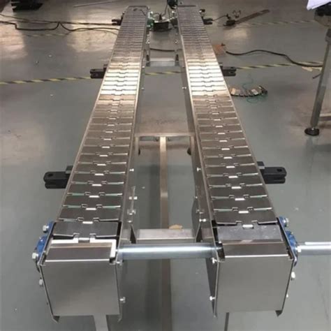 Stainless Steel Slat Chain Conveyor Material Grade Ss Capacity