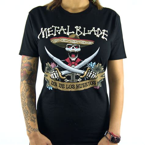 Metal Blade Recordsdia De Los Muertos T Shirt Metal Blade Records