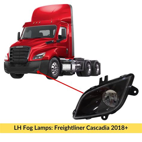 LH Fog Lamp Freightliner Cascadia 2018