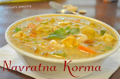 Navratna Korma Mixed Veg Curry Side Dish For Roti Naan