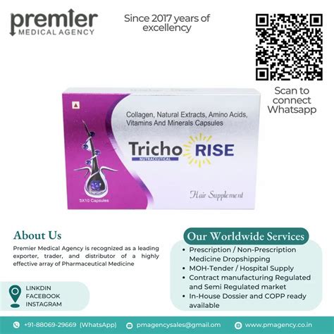 Tricho Rise Hair Growth Capsule At Rs 200 Stripe Ganjipeth Nagpur