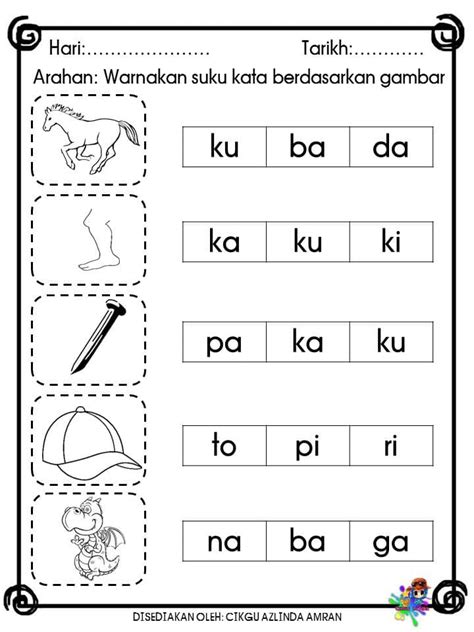 Ujian Latihan Bahasa Melayu Prasekolah Soalan Ujian Morespics