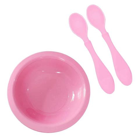 Kit Alimenta O Refei O Bebe Pratinho Talher Infantil Rosa Submarino