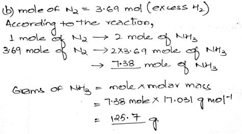 Answered Hydrogen Gas H2 Reacts With Nitrogen Bartleby