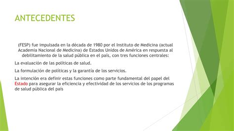 4 FESP funciones esenciales de salud pública pptx