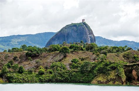 Climbing the Giant Rock of Guatapé El Peñol