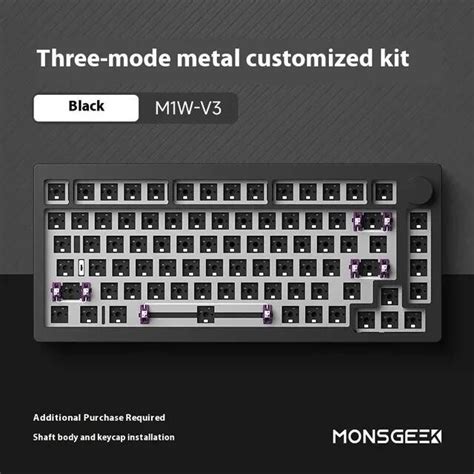 AKKO Monsgeek M W V Wireless Aluminum Mechanical Keyboard GASKET RGB Hot Swappable Custom