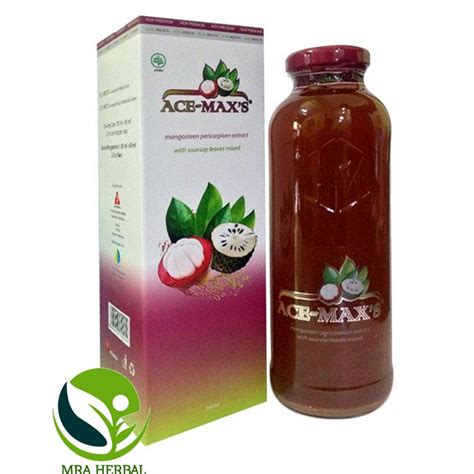 Jual Acemaxs Jus Kulit Manggis Plus Sirsak Ace Max S Shopee Indonesia