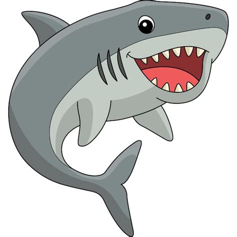 Premium Vector | Megalodon Animal Cartoon Colored Clipart