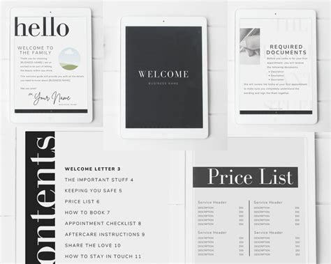 Free Client Welcome Packet Template