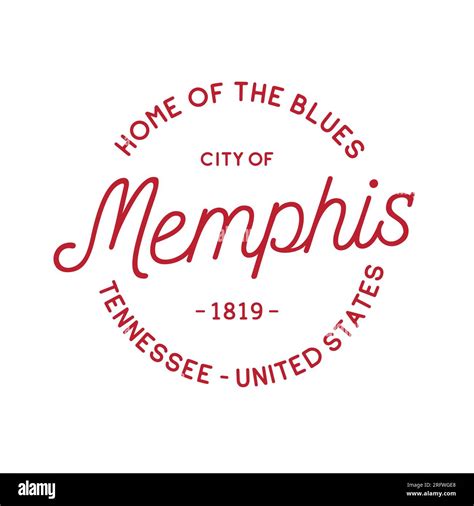 Memphis, Tennessee Vector design template. Memphis logotype. Vector and illustration Stock ...