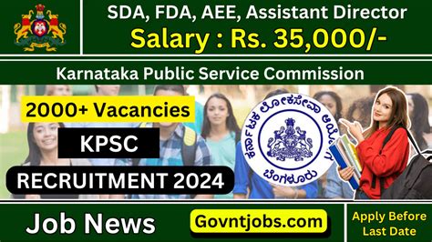 Kpsc Fda Sda Vacancies Read Notification And Check All