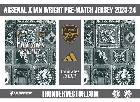 Arsenal X Ian Wright Pre Match Jersey 2023 24