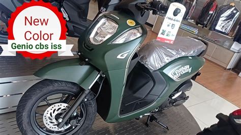 Honda Genio Type Cbs Iss Fabulous Matte Green Hondagenio Genio