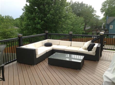 Kansas City TimberTech Pacific Walnut Deck Archadeck Of Kansas City